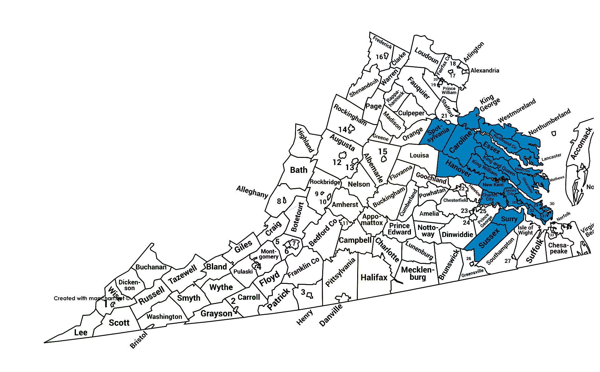 Bản đồ khu vực Mary Louise Gerdes